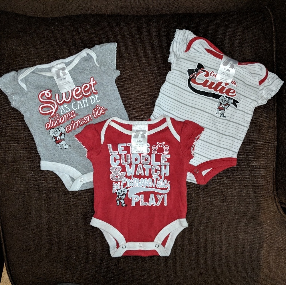 Alabama set of onesies